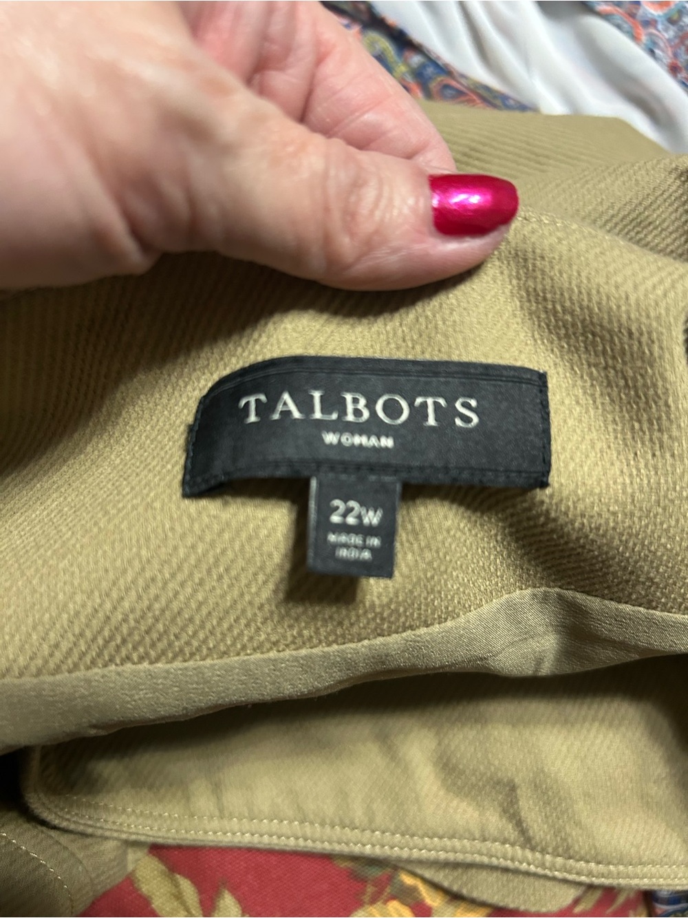 Talbots Women’s Khaki Trench Coat - Tan